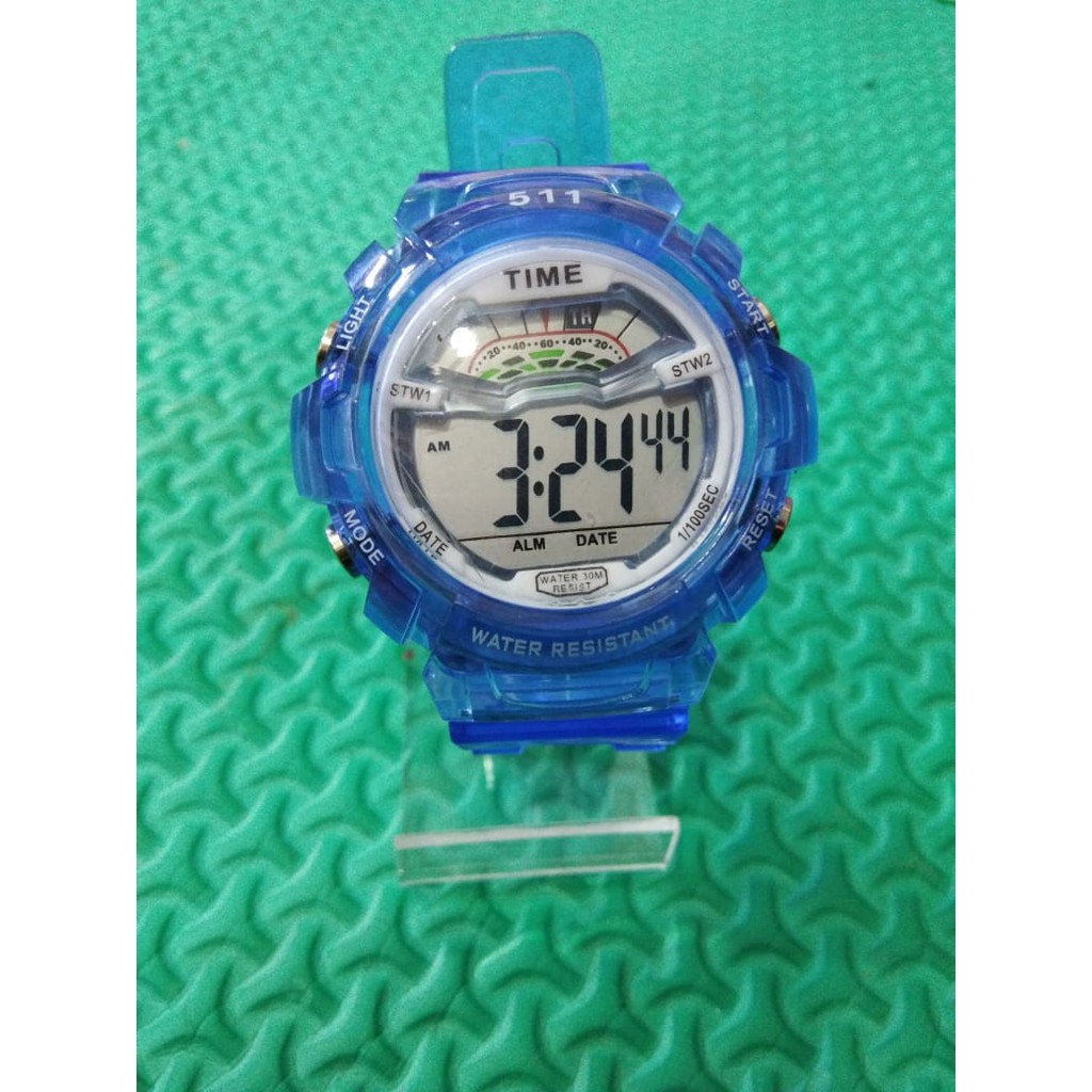 Jam Tangan Transparan G-sport Water Resistant