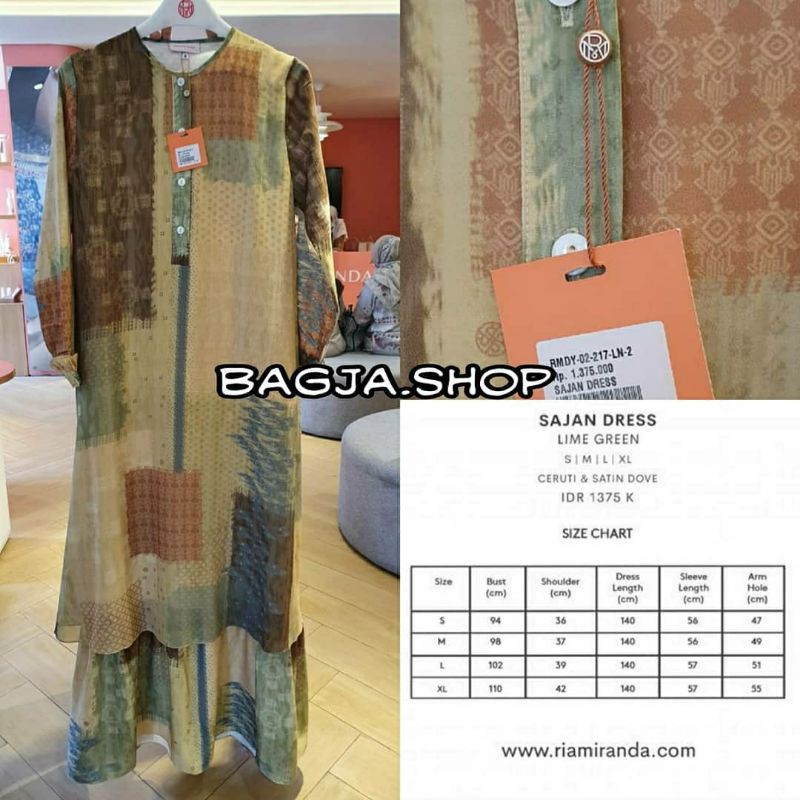New Sajan Dress Ria Miranda Dayu