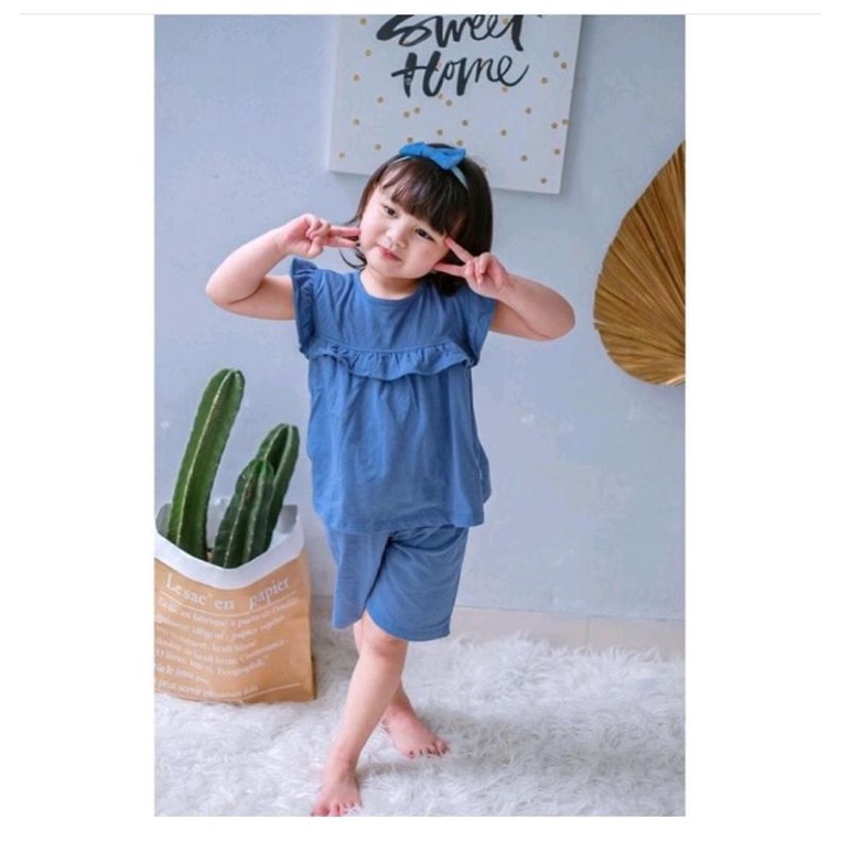 setelan anak kaos/baju anak perempuan