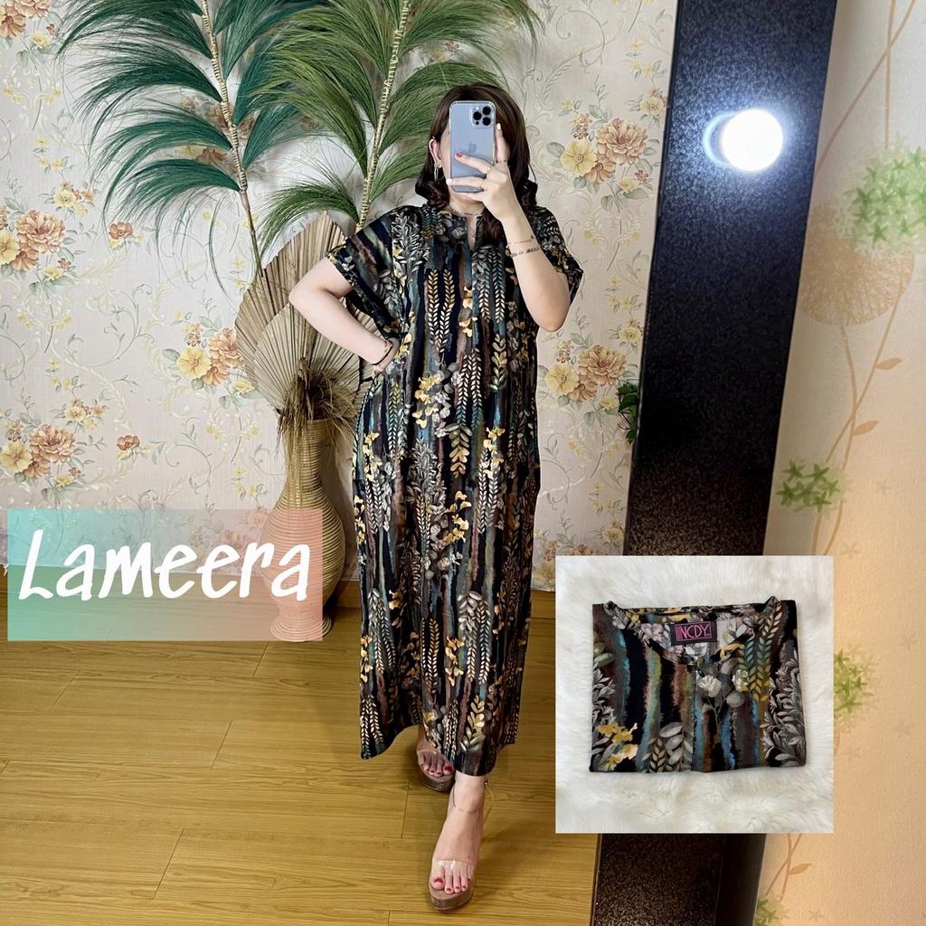 PART1 NCDY HOMEWEAR DASTER PANJANG SEMATA KAKI LD 130cm BUSUI FRIENDLY JUMBO-Lameera
