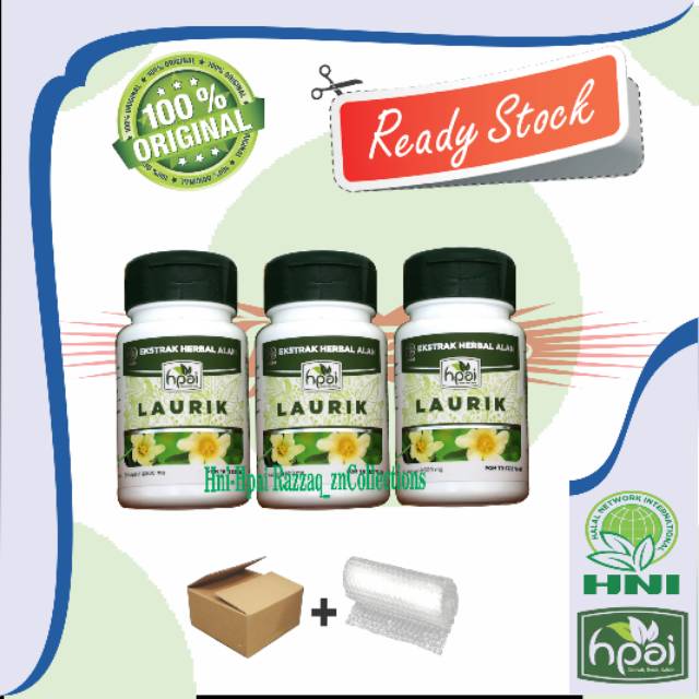 LAURIK, HNI HPAI LAURIK, 100% PRODUK HALAL DUNIA, HERBAL ALAMI dan 100% NATURAL