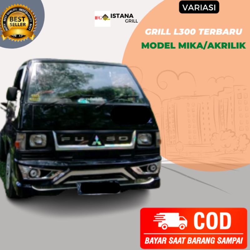 grill l300 model mika grill l300 variasi akrilik emblem Fuso