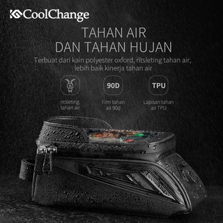 Coolchange Tas  sepeda  Bersepeda Tas  stang sepeda  tahan  air  