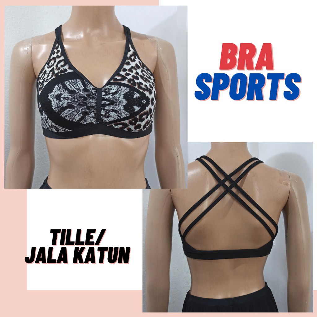 Bra Sport Motif Macan Hitam BRA119