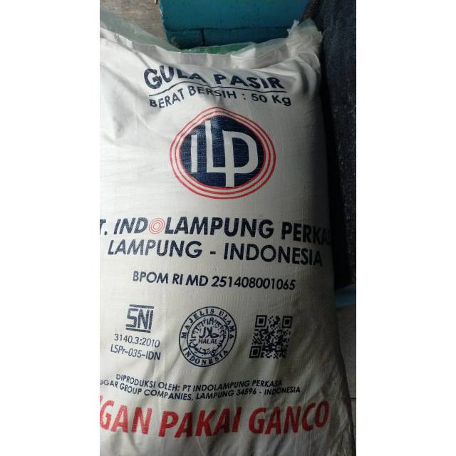 

Gula pasir putih ILP dan Maniskita