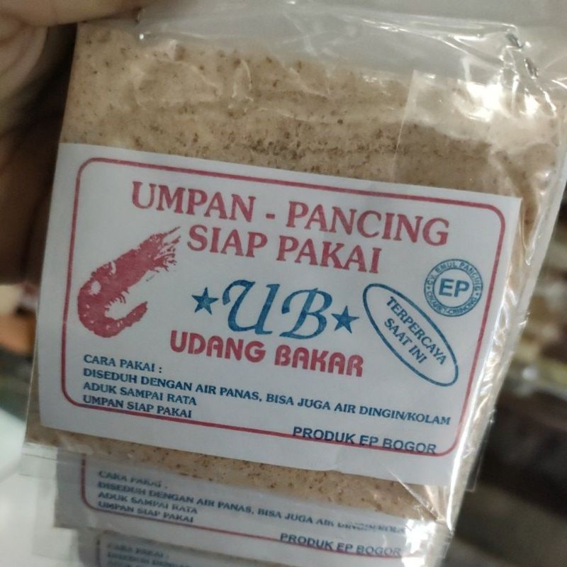 udang bakar campuran umpan ikan mas