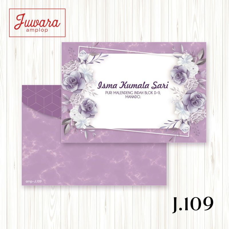 

Blangko Amplop Motif Juwara Seri Terbaru J-109 Murah