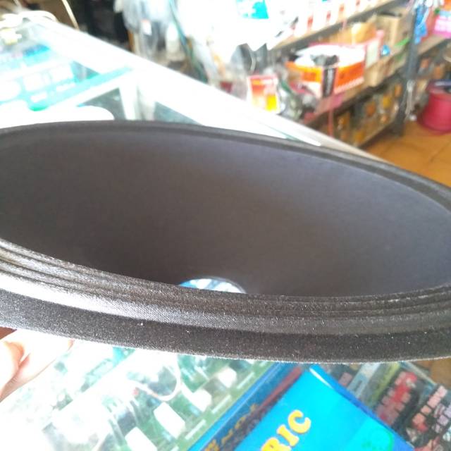 DAUN SPEAKER 15INC LUBANG COIL 4INC Kulit jeruk