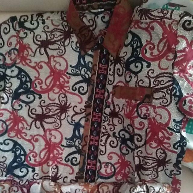 Kemeja Batik Pria Ppbtk08 Modern Casual Modis Trendy Masa Kini M L Xl Asli Pekalongan By Bos Batik:)