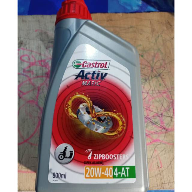Oli mesin matic Castrol active UK.800 ml Sae 20-40 for all matic