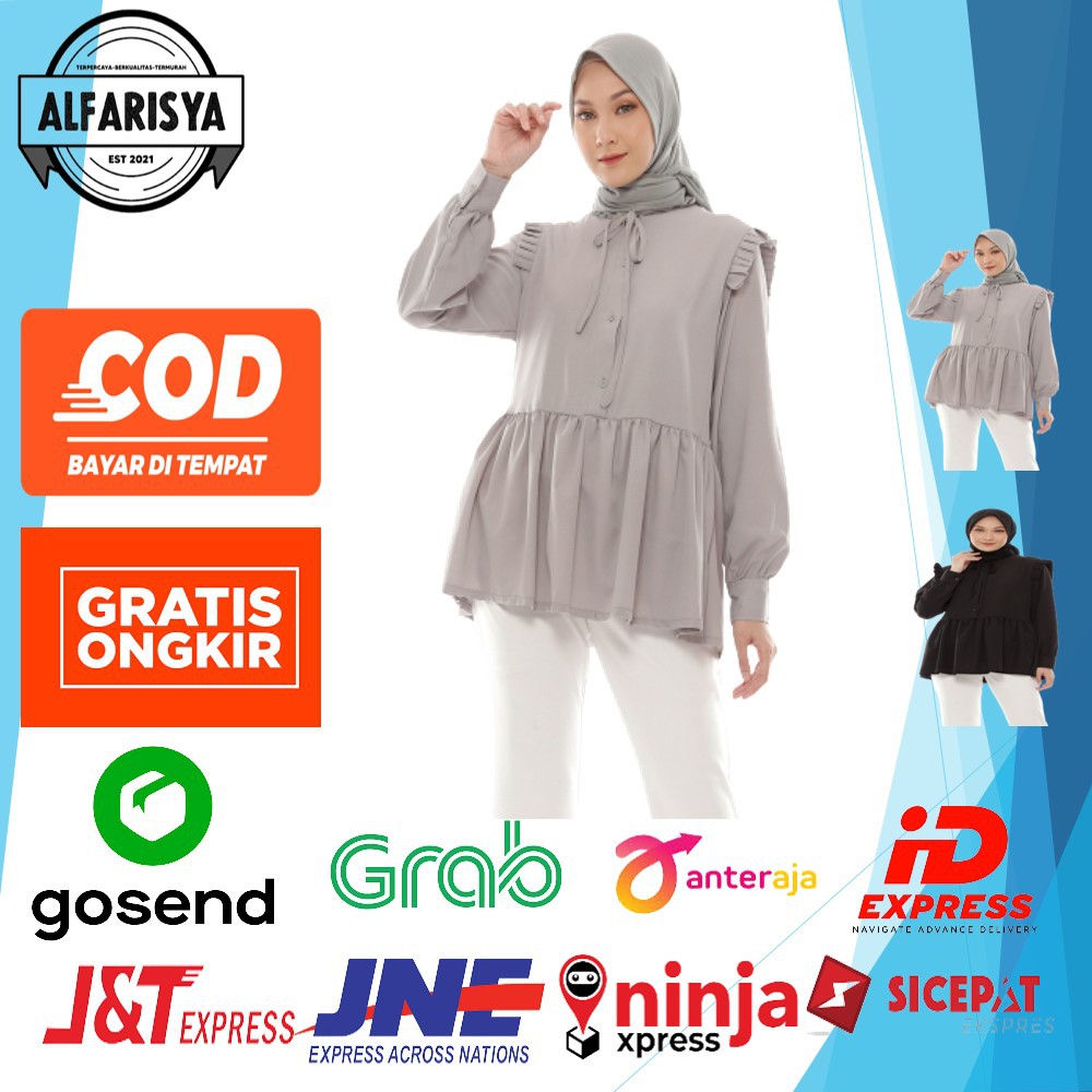 Jual Lengan Panjang Atasan Fashion Muslim Harga Terbaik November 2021 Shopee Indonesia
