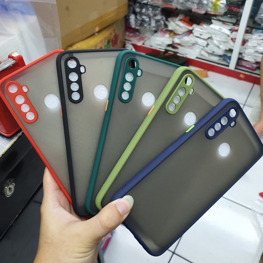 CASE MATTE REALME 5 PRO TRANSPARAN FUZE MACARON MY CHOICE - FA