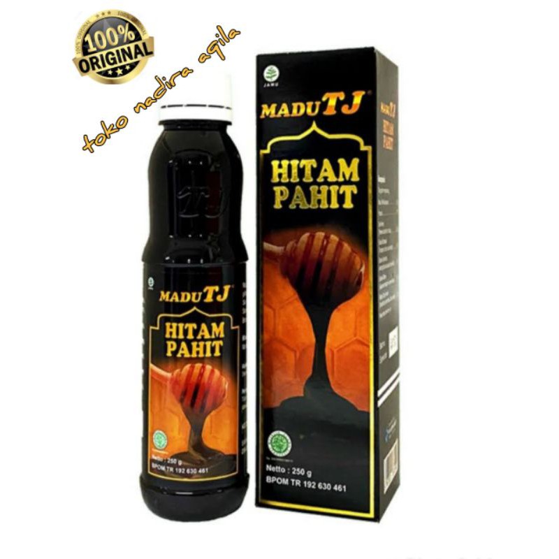 Madu Tj Hitam Pahit 250 gram / madu hitam pahit/ menjaga daya tahan tubuh /madu hitam