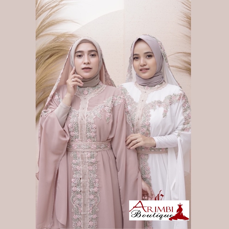 Include Inner Baju Gamis Wanita Pakaian Atasan Terusan Dress Kaftan Jumbo Busana Muslim Amberlee All