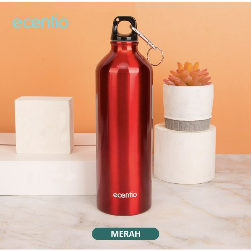 Jual Ecentio botol air minum 750ML Tumbler Sports Tahan bocor/Gym botol