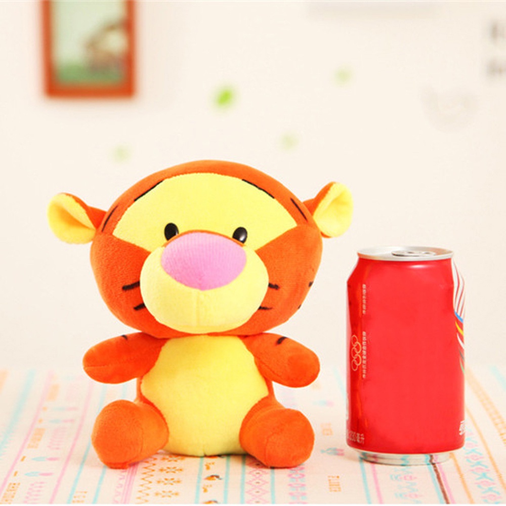 Needway  Birthday Gift Plush Dolls Cute Stuffed Toys Winnie the Pooh Bear Stuffed Animals Ddonker Pendant 12-18cm Keychain Pig Tigger