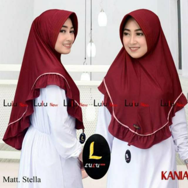 New Lulu Hijab Kania / Bergo Lulu