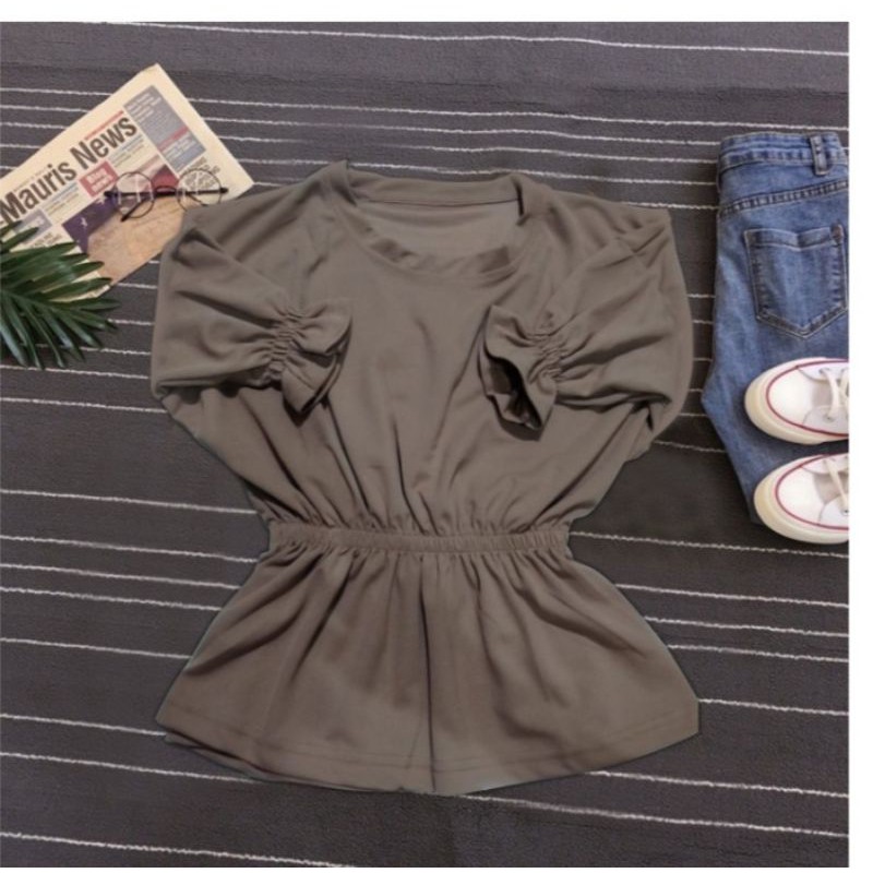 BLOUSE SHEVII TOP/LENGAN PENDEK KARET