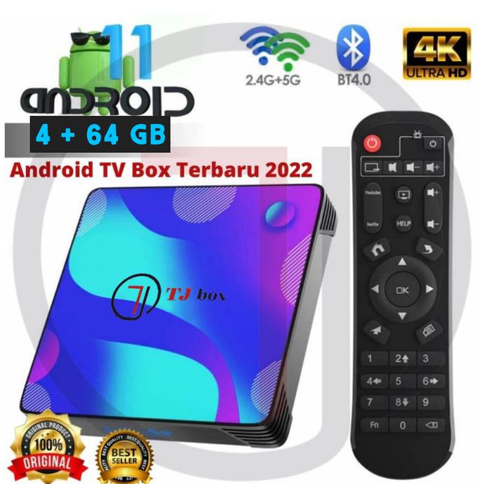 Android TV Box X88 Pro 10 - 4/64 RK3318 STB Versi Terbaru