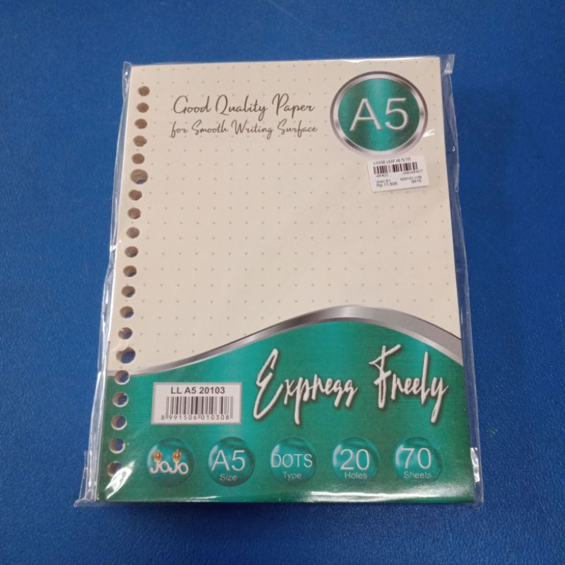

Loose Leaf Titik Jojo A5 70 Sheets LL A5 20103