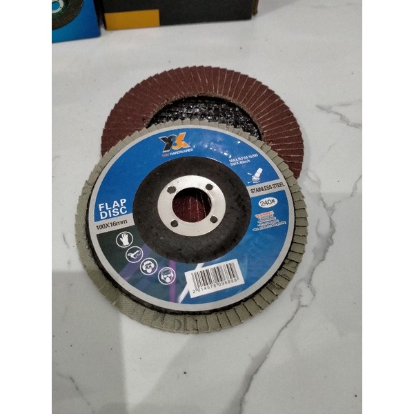 Amplas susun flap disc per box 10pcs gerinda amplas susun