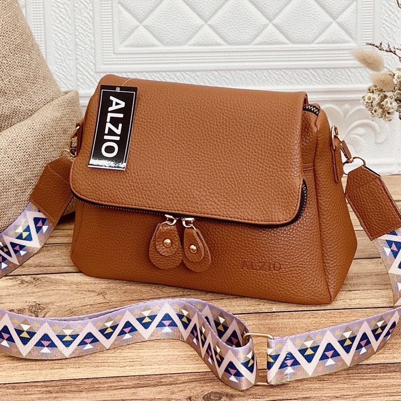 MURAH ALZIO - TAS WANITA SHOULDER BAG SELEMPANG PAPIRUT IMPORT ORIGINAL - ALZIO 008 SLING BAG RACHEL