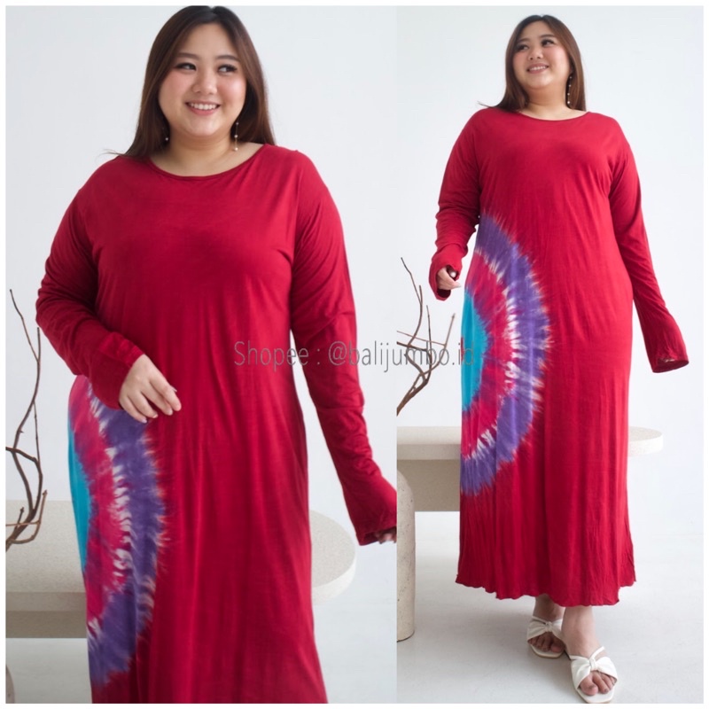 GAMIS KAOS JUMBO XXL LD MELAR 140CM BIG SIZE BIGSIZE ADEM