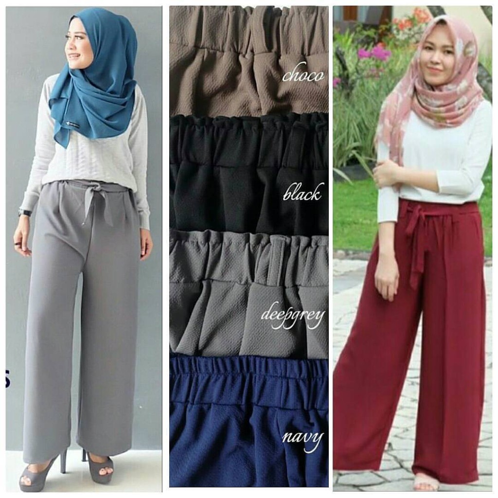 Celana Ribbon Kulot Shopee Indonesia Celana Ribbon Kulot Shopee Indonesia