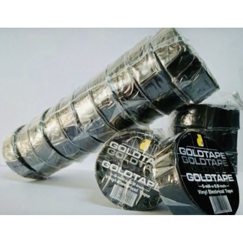 

1 Roll 10pcs ISOLASI HITAM GOLD TAPE ASLI