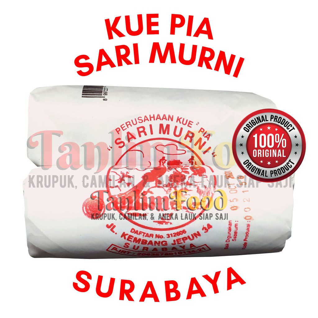 

Kue Pia / Bakpia Sari Murni Istimewa Surabaya - 250gr