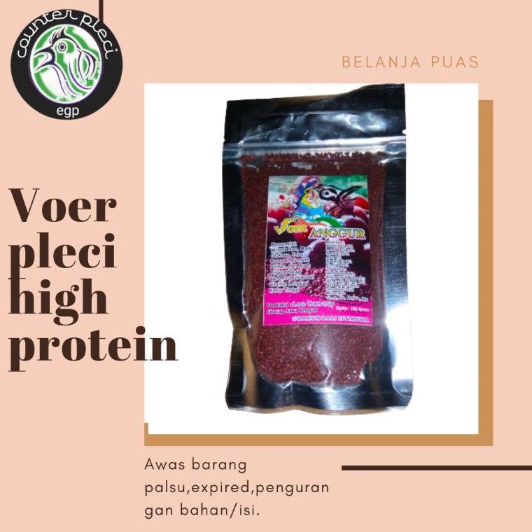 VOER ANGGUR PLECI 100 GRAM VOER DAKBAL DAKUN BALI ISTIMEWA