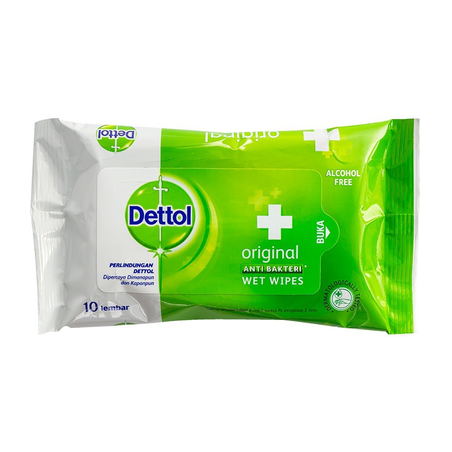 Tisu Basah Antiseptik Dettol Wet Wipes Anti Bacteri