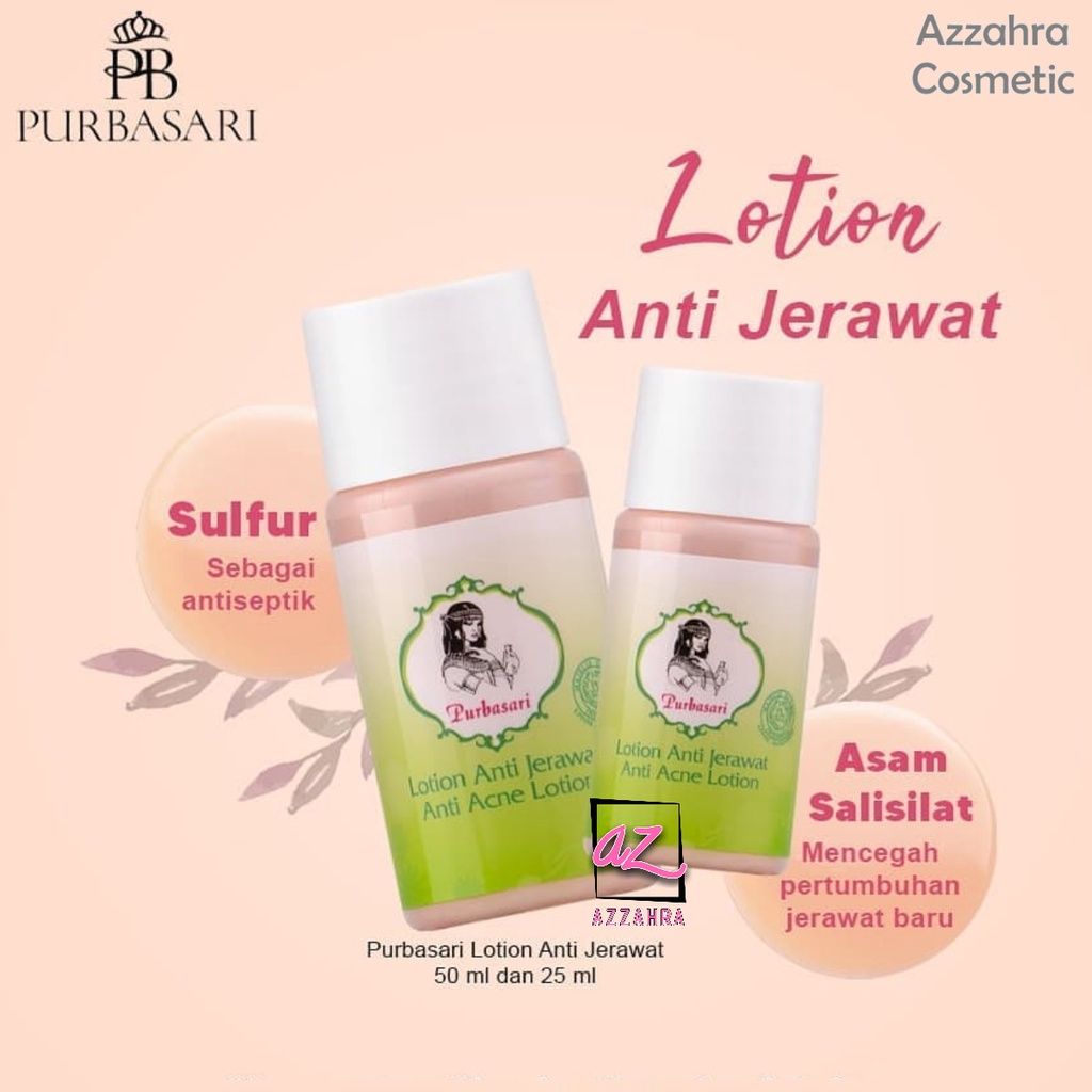 PURBASARI Lotion Anti Jerawat 25ml/50ml ORIGINAL BPOM