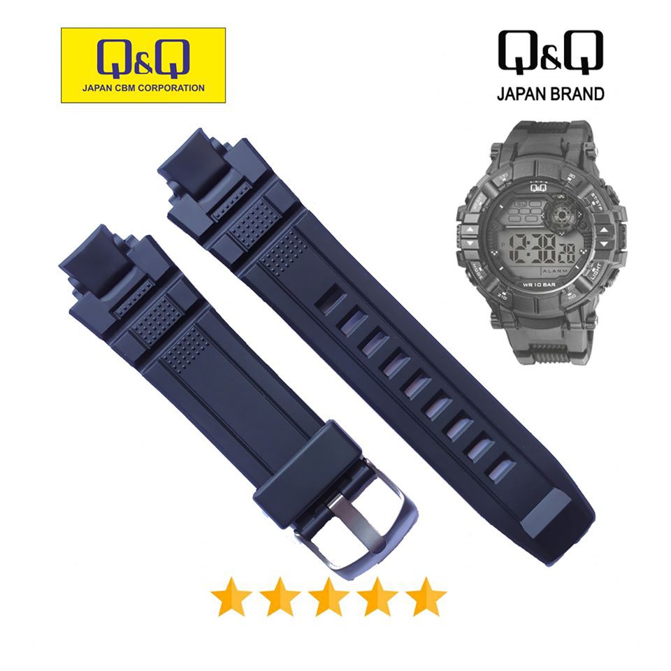 Strap QQ QnQ Q&amp;Q M152 QnQ 152 Tali Jam Tangan Q&amp;Q M 152 Black.