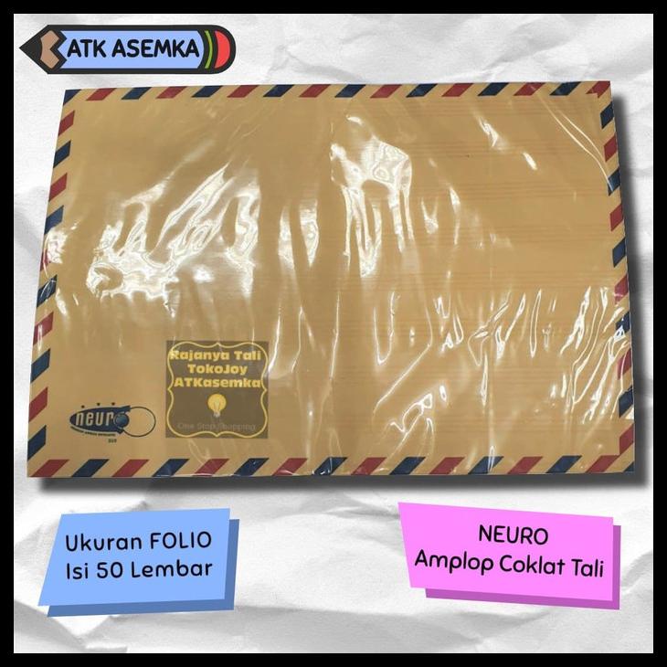 

[READY STOCK] AMPLOP COKLAT TALI 310 FOLIO NEURO / AMPLOP LAMARAN KERJA