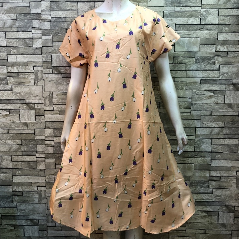 DASTER BALI MURAH MOTIF KEMBANG | BATIK AQILAH-OB 19