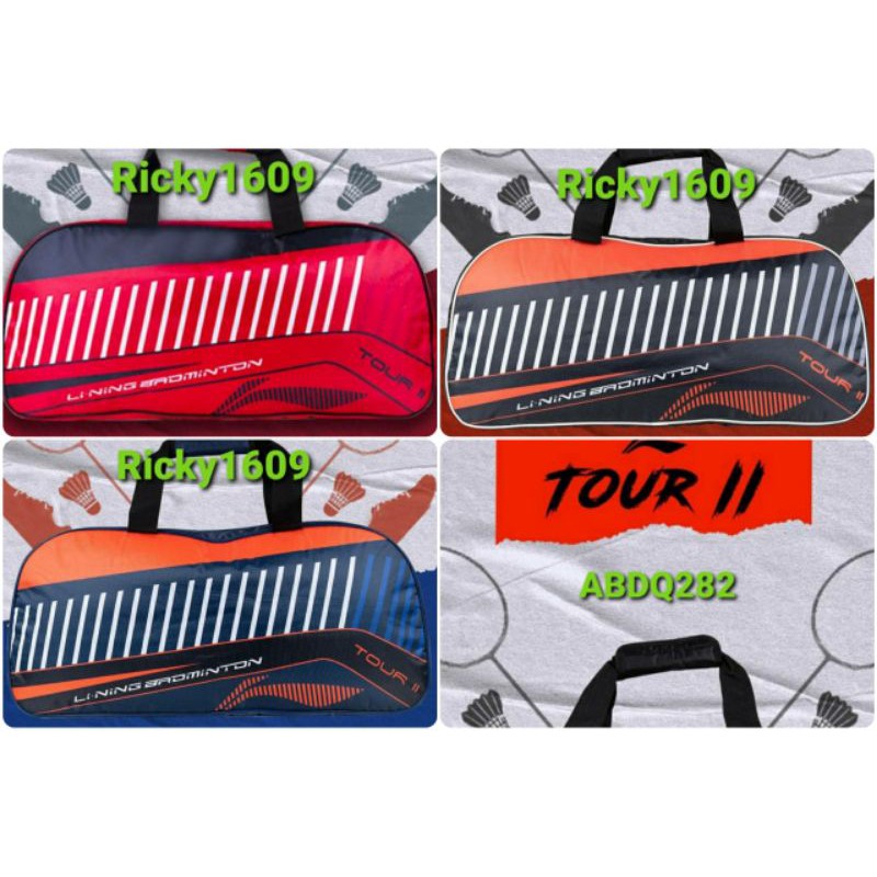 TAS BADMINTON LINING ABDQ282 TOUR II  (THERMO BAG 2R ) KOTAK - ORIGINAL LI-NING MADE IN CHINA