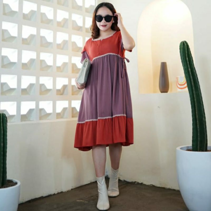 Daster Loly | Daster Gradasi | Daster Polos Warna