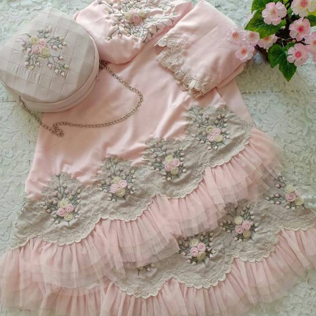 MUKENA MAXMARA FLOWER BLOSSOM , Mukena Seserahan, Hantaran Nikah, Mukena Mahar