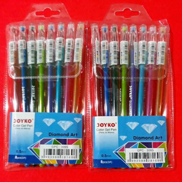 

Bulpen gel 8 warna DIAMOND ART JOYKO 0.5mm