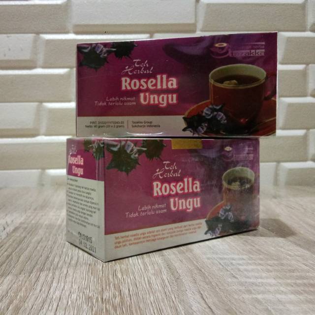 

TEH CELUP HERBAL ROSELLA UNGU TAZAKKA