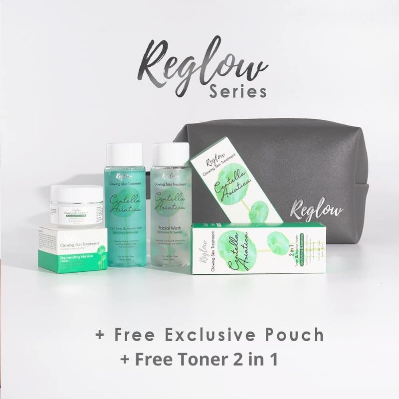 REGLOW Series Skincare By dr. Shindy - Buy 1 Get 1 Free Product-Paket+Free 1 Toner