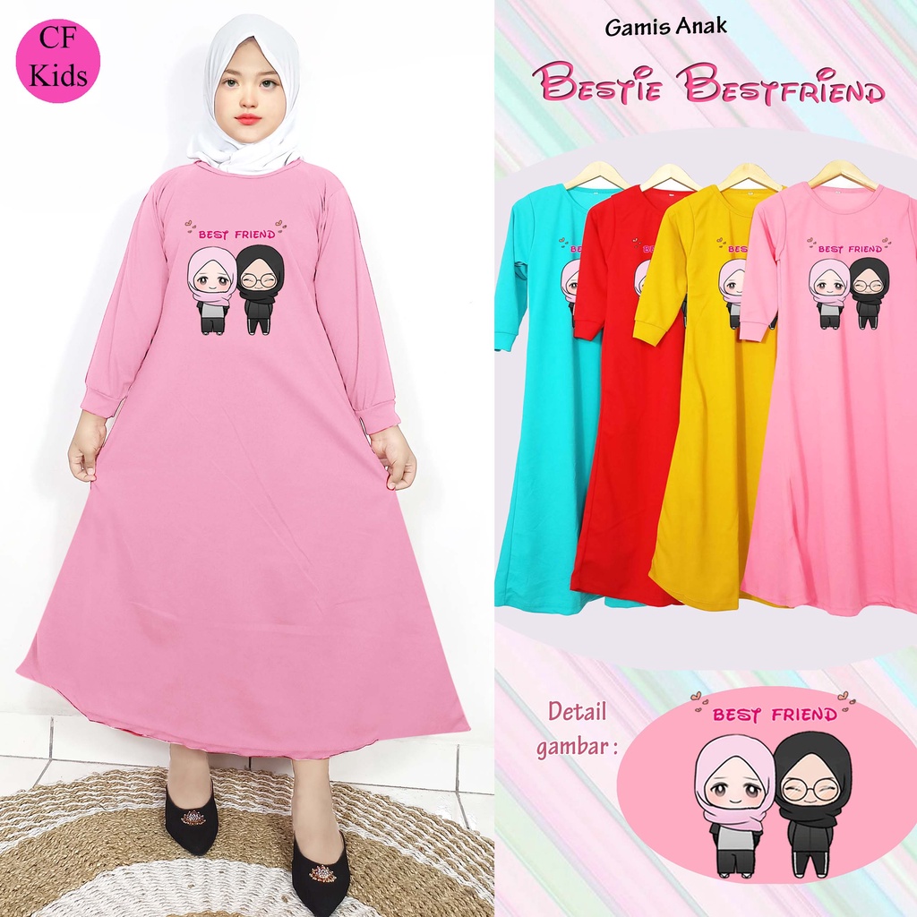 Gamis Anak Perempuan DTF Best Friend CF Kids