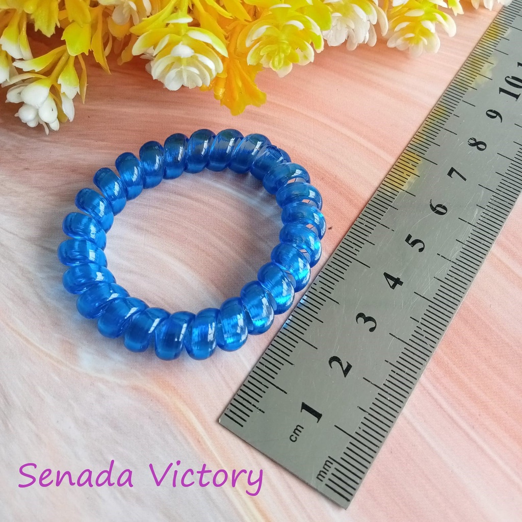 Senada Victory Ikat rambut kabel Warna Warni Kunciran Rambut Telpon SVI001