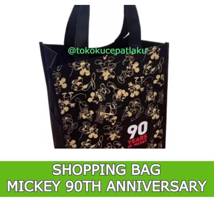 

✨ BISA COD ✨ Shopping Bag Mickey 90th Anniversary | Tas Belanja
