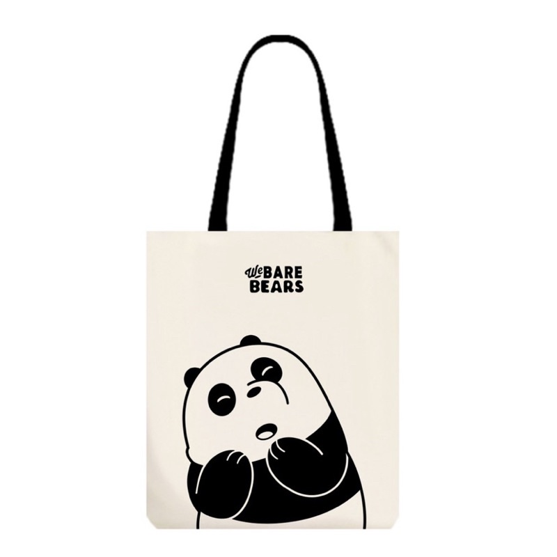 TAS TOTEBAG RESLETING WANITA BEAR / TOTE BAG PAKAI RESLETING