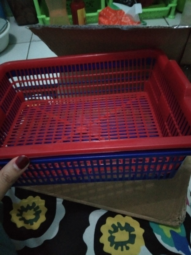 Tempat Surat Ukuran S / Keranjang Plastik Serbaguna Buah Dan Sayur Doky