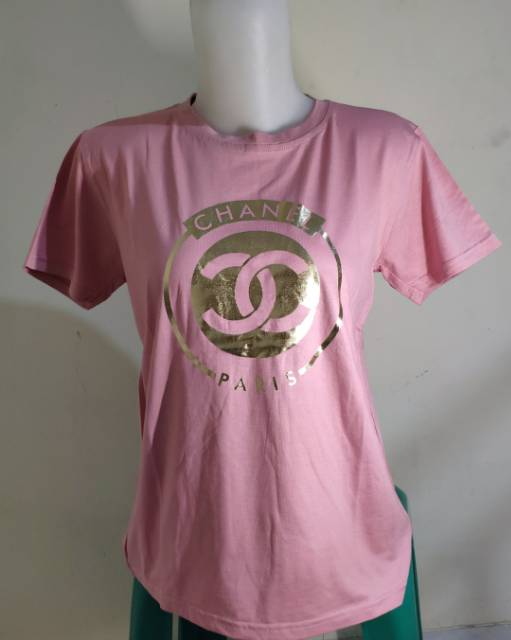 Kaos murah wanita size L slim fit (slim fit)