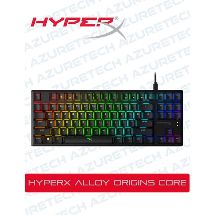 Hyperx Alloy Origins Core RGB TKL Mechanical Gaming Keyboard Garansi Resmi