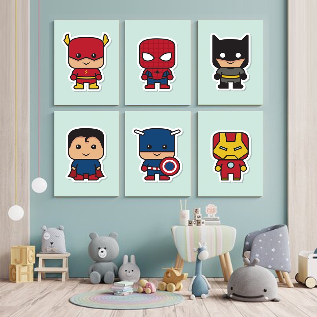 Hiasan Dinding Kamar Bayi cowok (A4) Pajangan Anak Dekorasi Bayi Wall Decor Tema Pajangan Bayi - A&amp;M